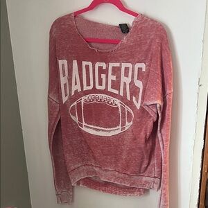 Badgers Red Women's Sweater